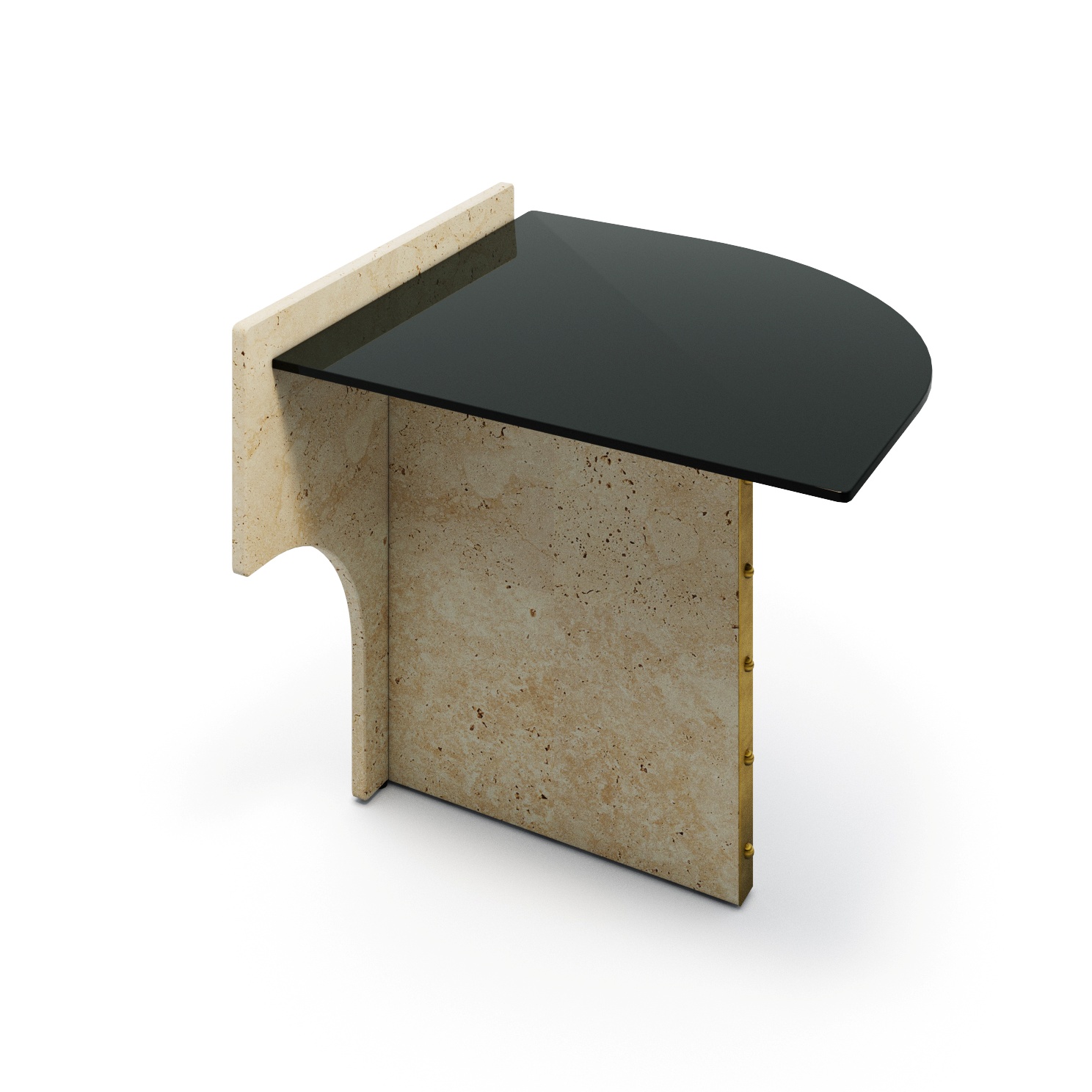 Shield - Tavolino basso sagomato